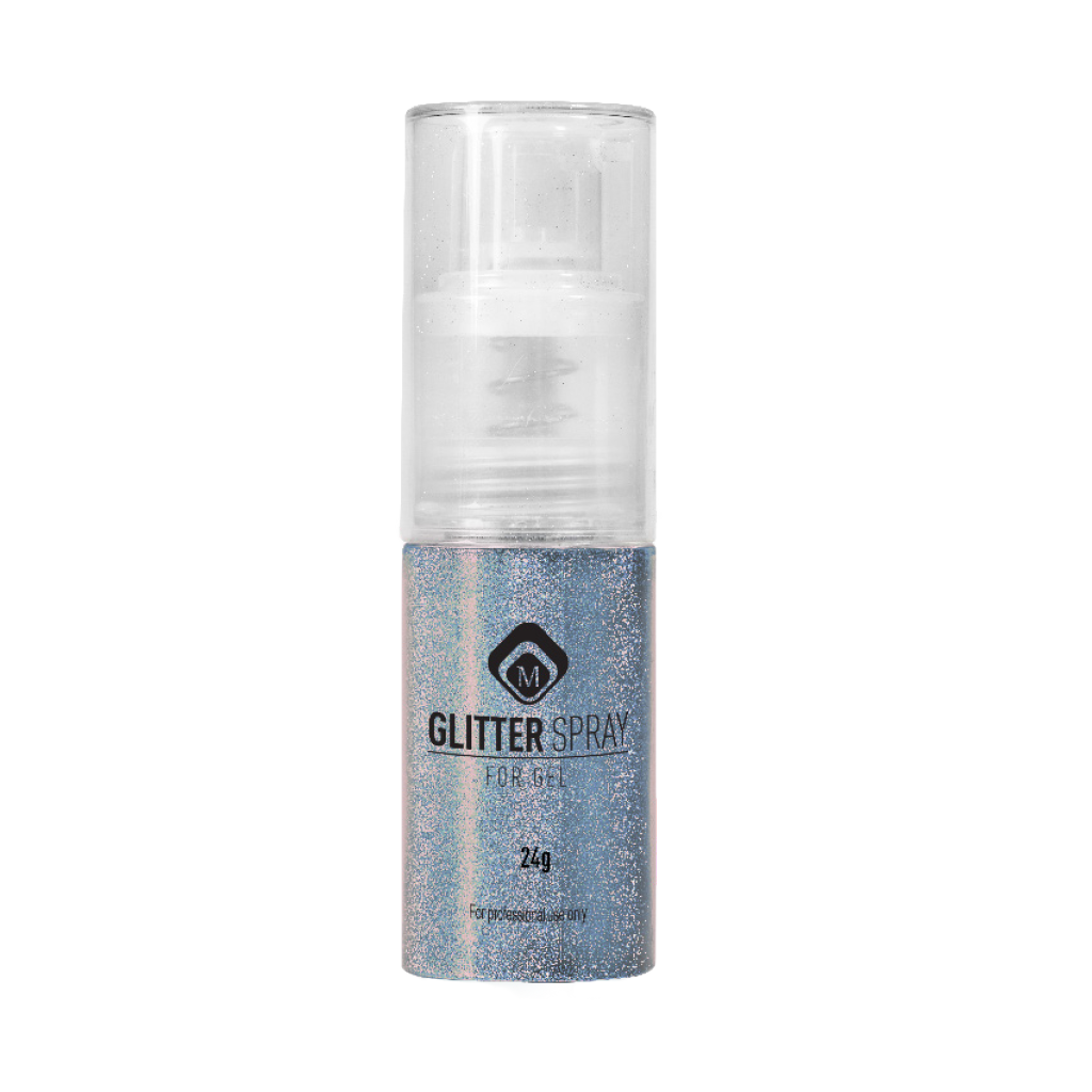 Glitter Spray Steel Grey 17g Nail Sweden